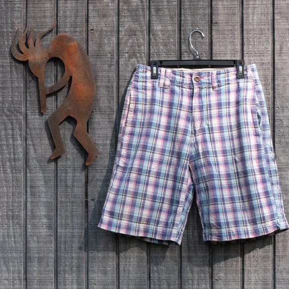 American Eagle Outfitters Other - AEO Pink and Blue Plaid  Shorts